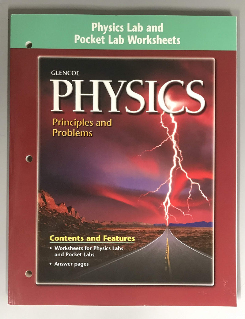 Physics: Principles and Problems Physics Lab & Pocket Lab Worksheets,Used