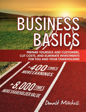 Business Basics: Prepare Yourself, Add Customers, Cut Costs, And Eliminate Investments For You And Your Stakeholders,Used