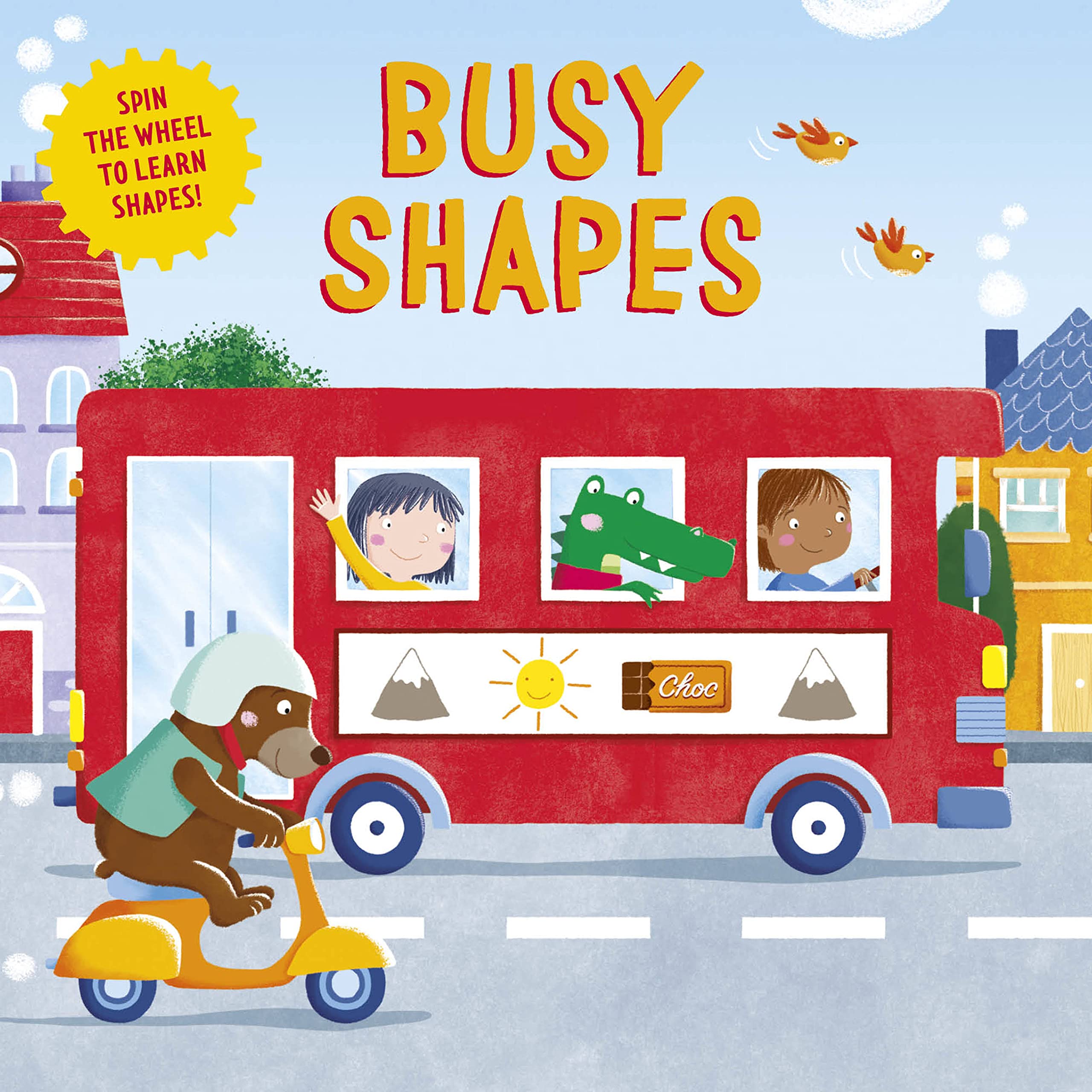 Busy Shapes: Spin The Wheel To Learn Shapes! (Clever Wheels)
