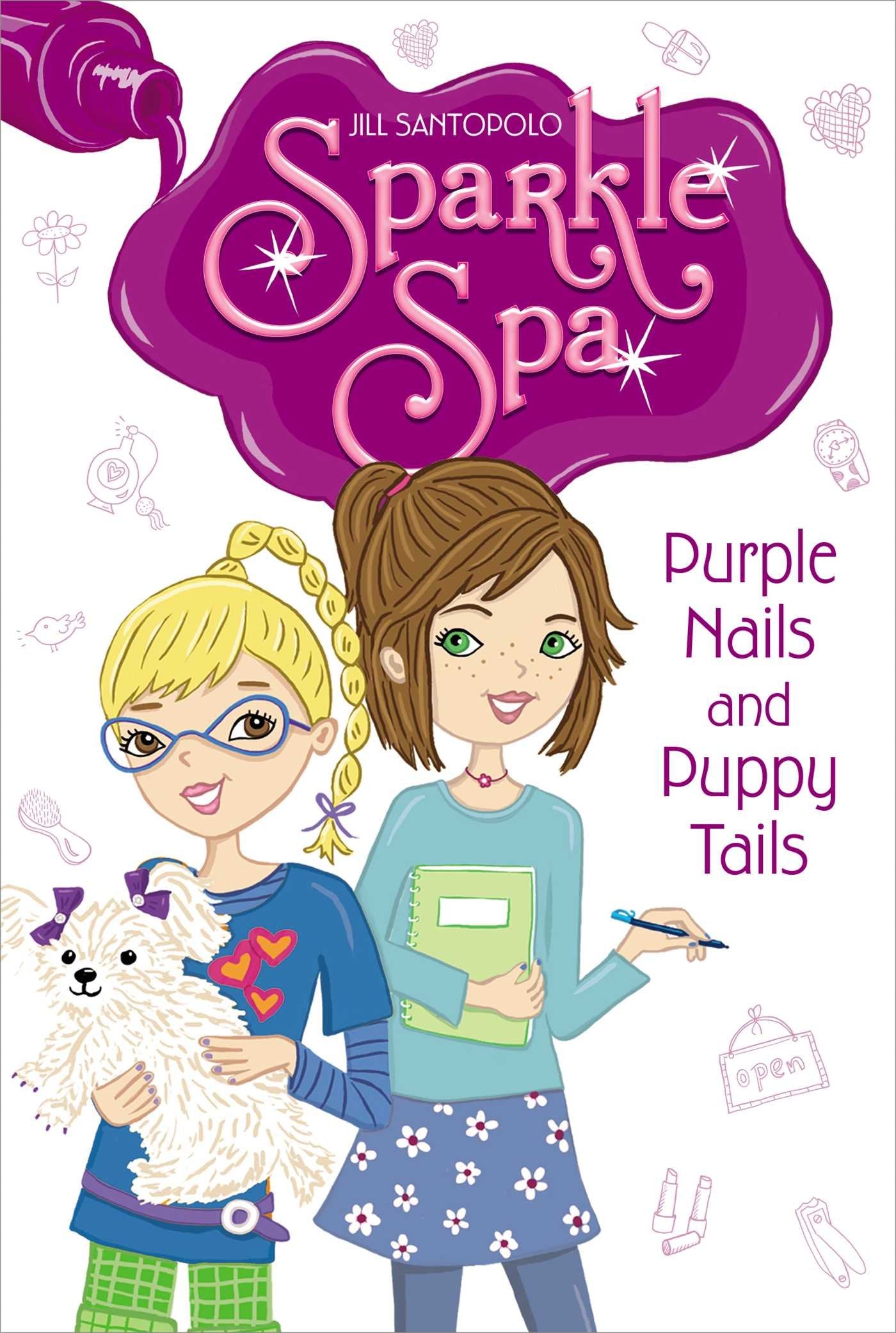 Purple Nails and Puppy Tails (2) (Sparkle Spa),Used