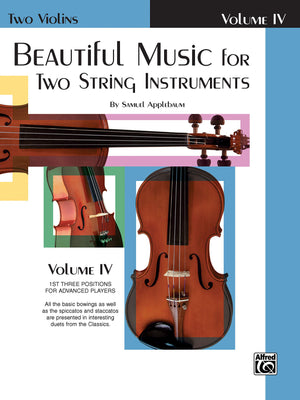 Beautiful Music for Two String Instruments: Two Violins, Vol. 4,Used