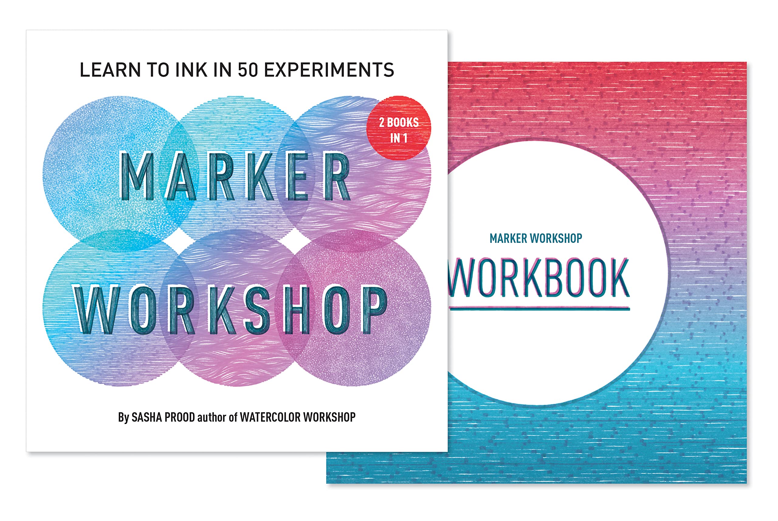 Marker Workshop (2 Books In 1): Learn To Ink In 50 Experiments