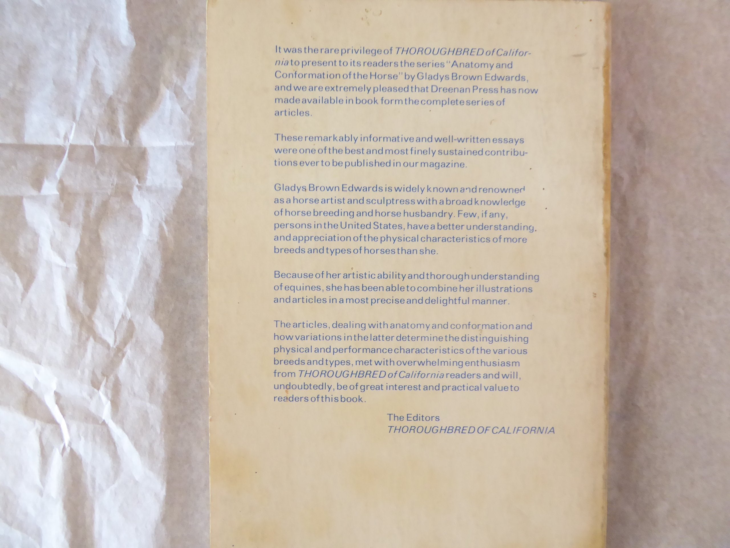 Anatomy and conformation of the horse,Used