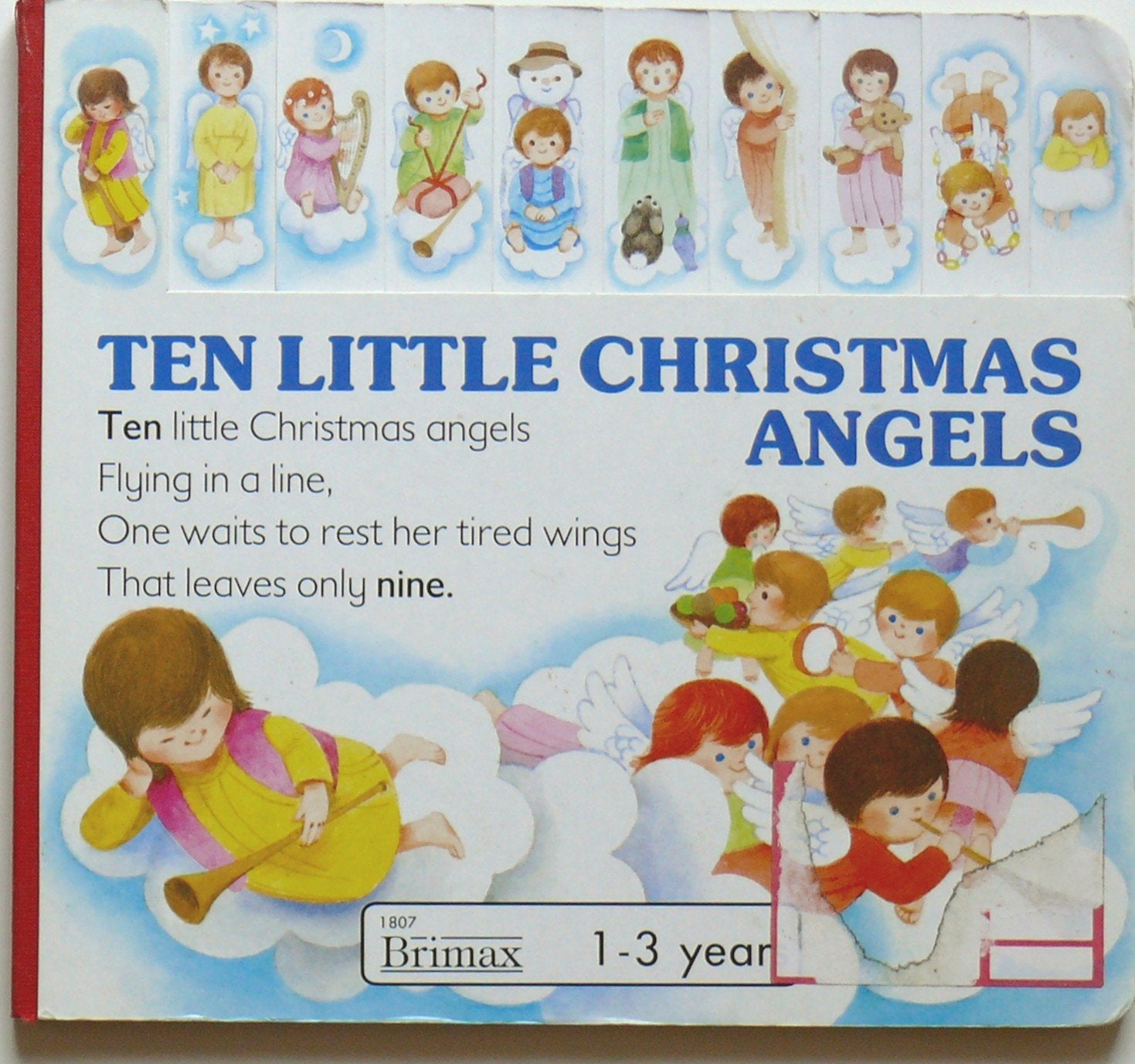 Ten Little Christmas Angels (Christmas Board Books),Used