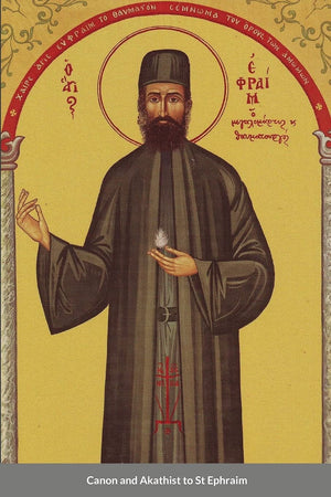 Canon and Akathist to St Ephraim,Used
