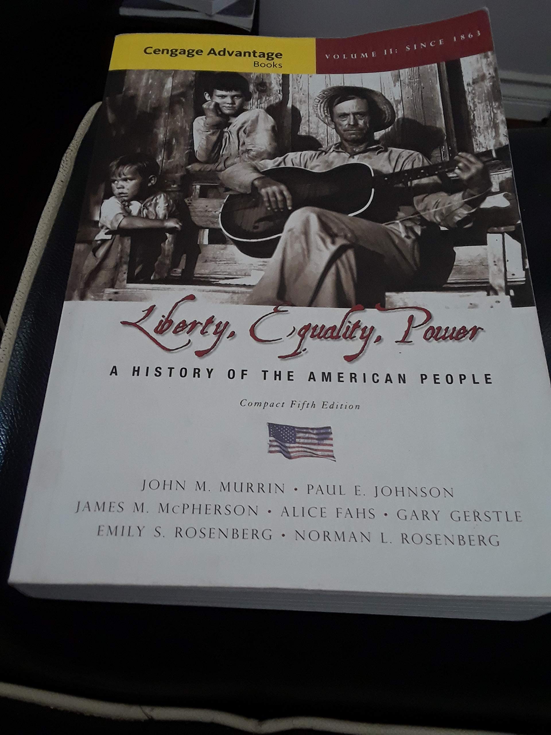 Cengage Advantage Books: Liberty, Equality, Power: A History of the American People, Volume II: Since 1863, Compact,New