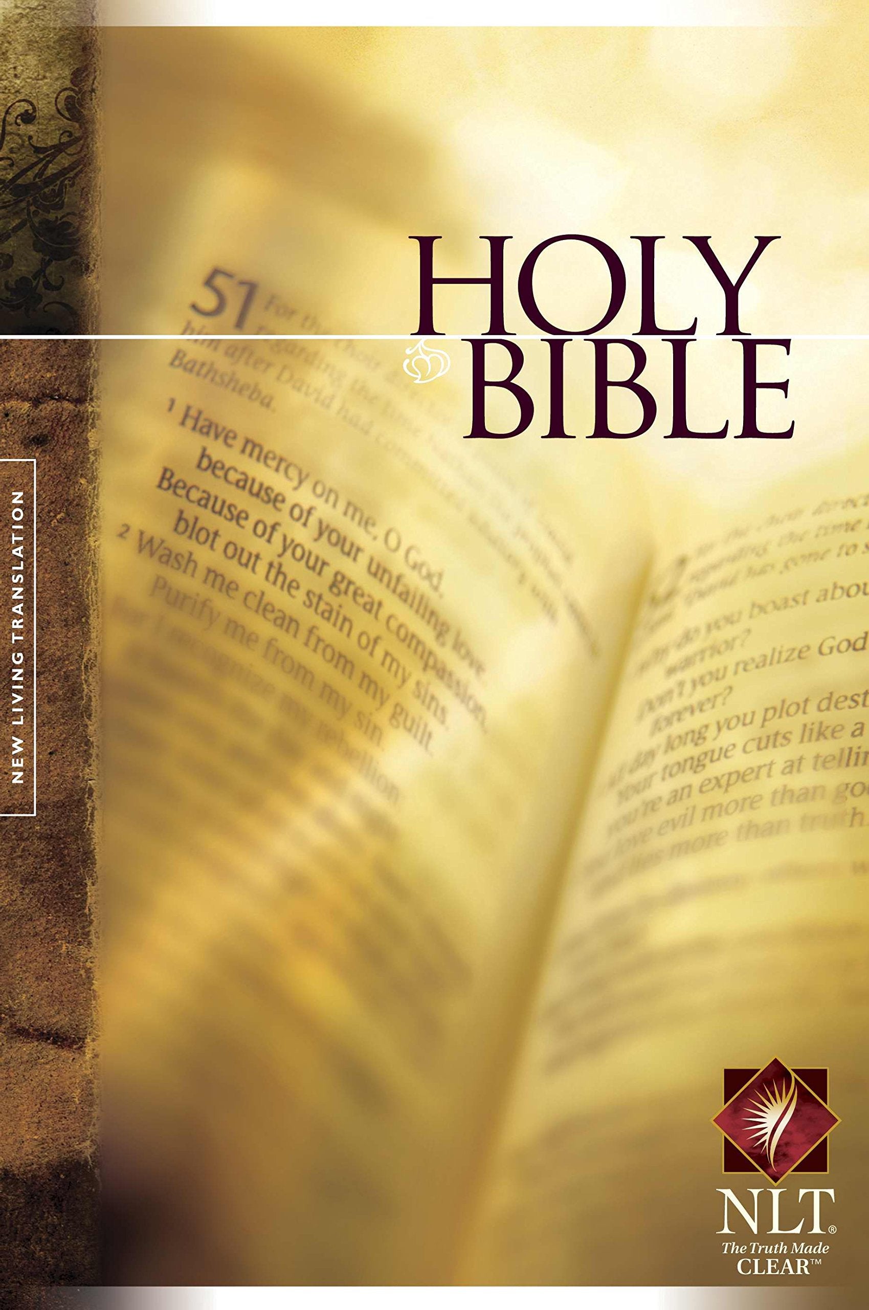 Holy Bible Text Edition NLT (Hardcover),Used