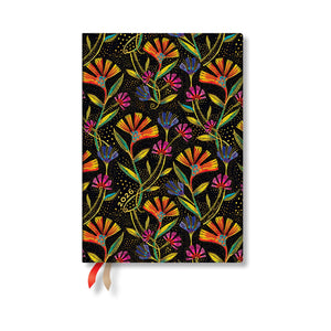 Paperblanks | 2026 Wild Flowers | Playful Creations | 12Month Planner Flexis | Midi | DayAtATime | Elastic Band | 432 Pg | 8