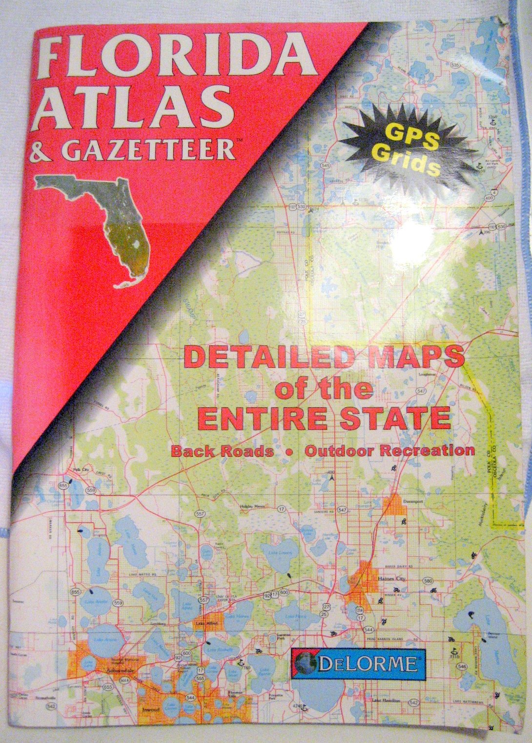 Florida Atlas and Gazetteer (Florida Atlas & Gazetteer),Used