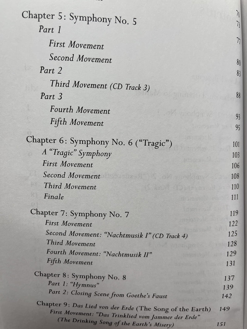 The Mahler Symphonies: An Owner's Manual (includes 1 CD),Used