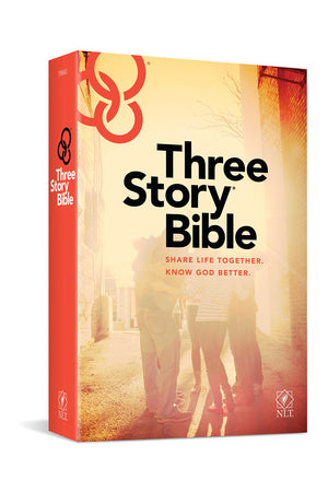 Three Story Bible NLT (Hardcover),Used