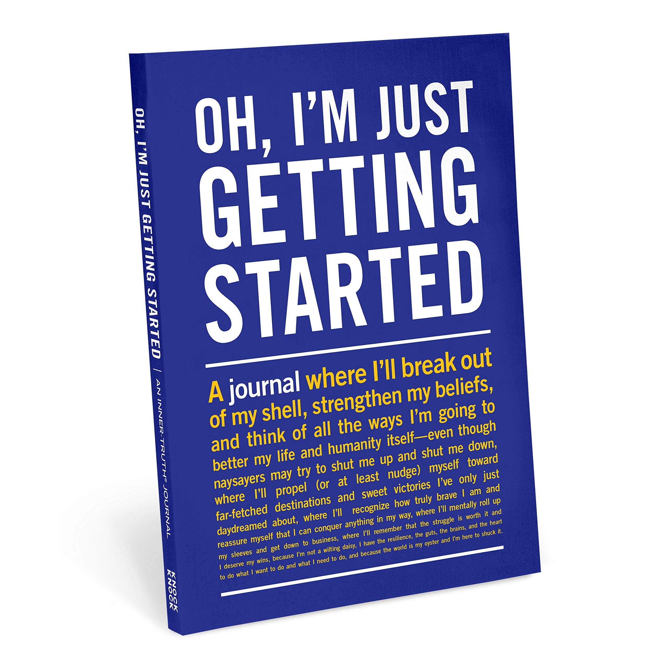 Knock Knock Oh, I'm Just Getting Started InnerTruth Journal,Used