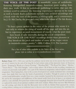 The Voice of the Poet: Robert Frost,Used