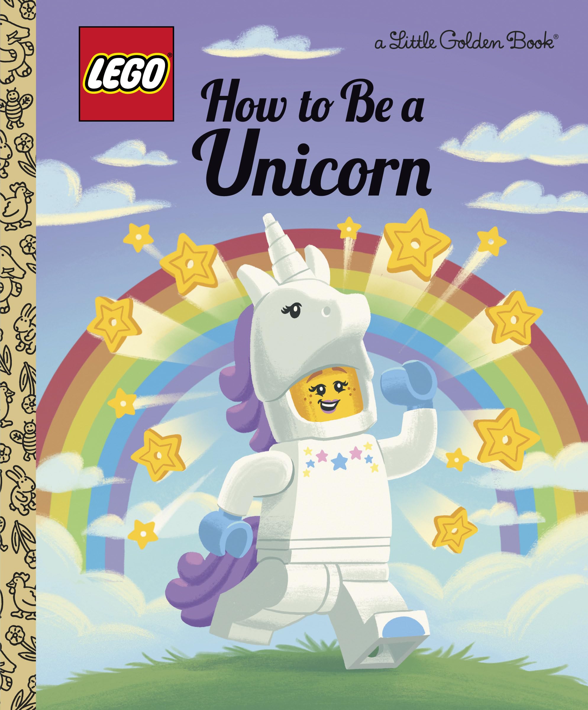 How To Be A Unicorn (Lego) (Little Golden Book),New