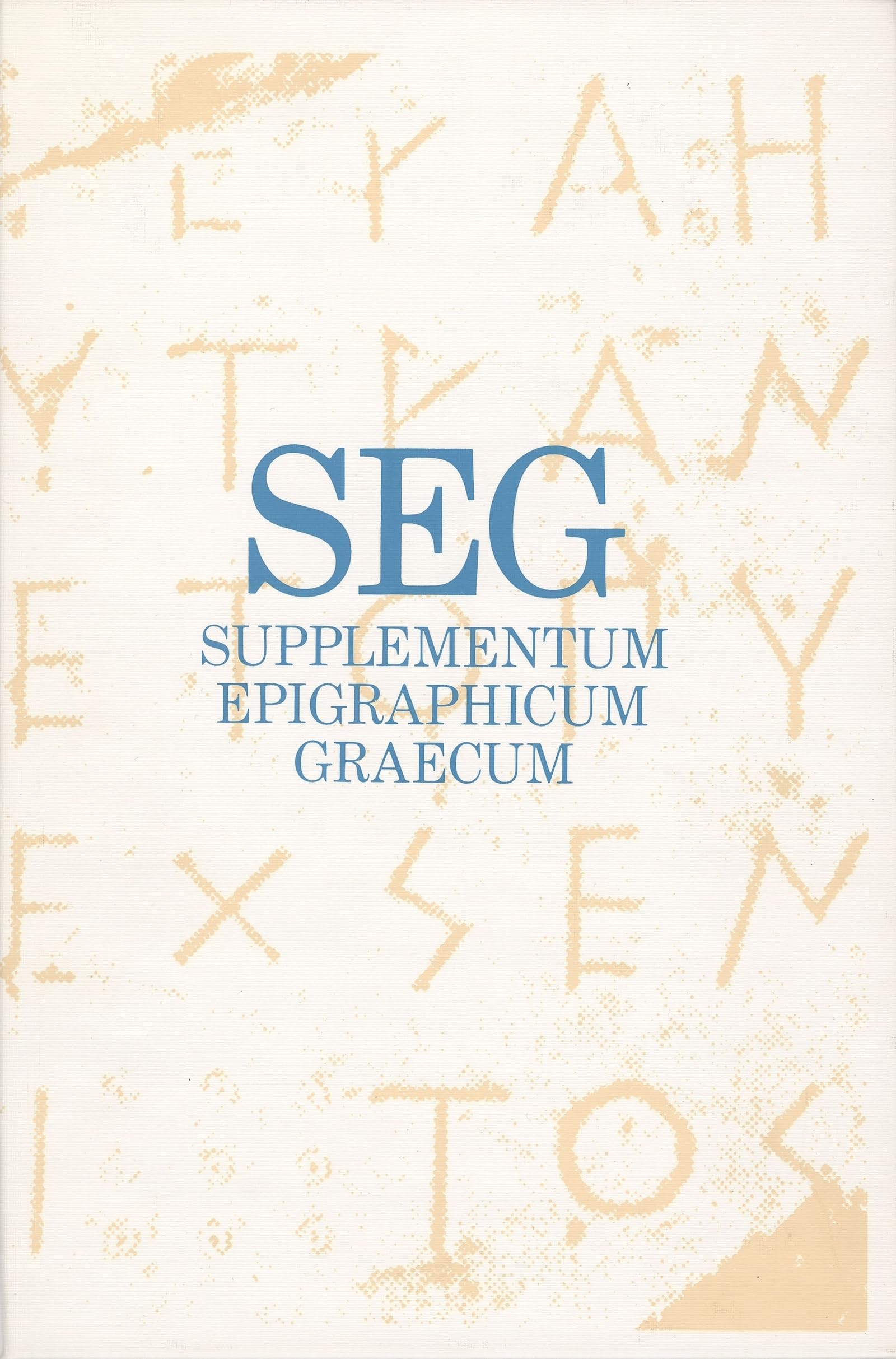 Supplementum Epigraphicum Graecum, Volume XLIV (1994),Used