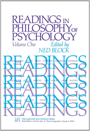 Readings in Philosophy of Psychology, Volume I,Used