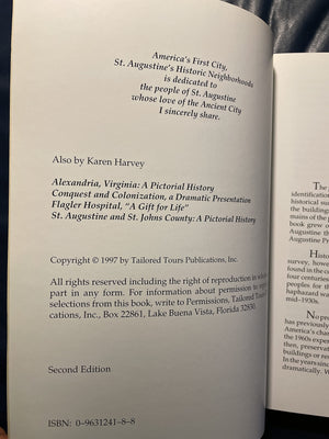 America'S First City: St. Augustine'S Historic Neighborhoods,New