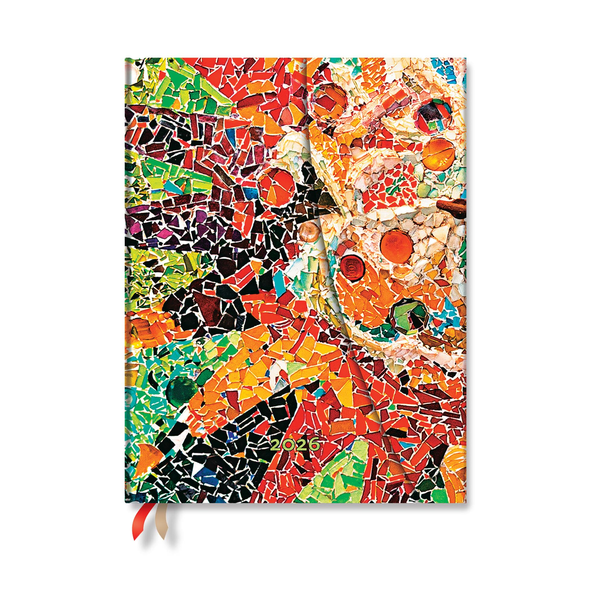 Paperblanks | 2026 GaudiS Sun | GaudiS Mosaics | 12Month Planner | Ultra | DayAtATime | Wrap | 416 Pg | 80 Gsm