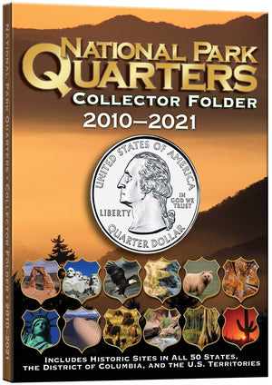National Park Coin Single Mint Folder 20102021-used