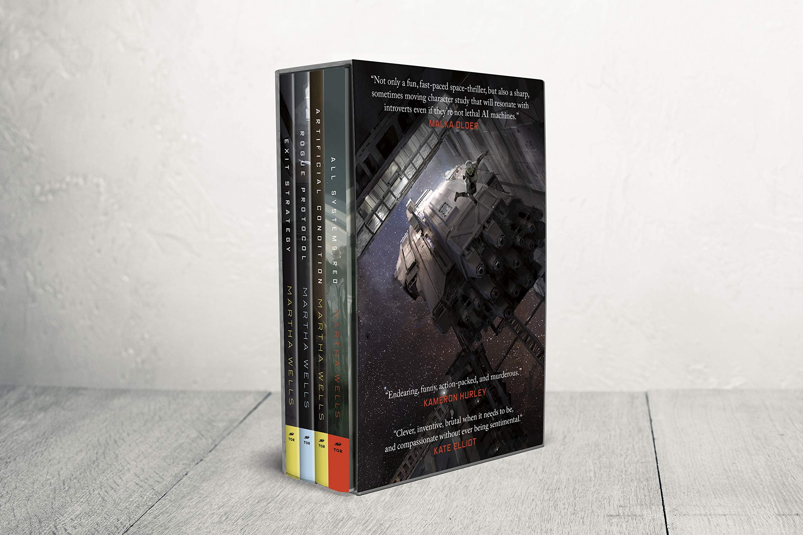 The Murderbot Diaries: All Systems Red, Artificial Condition, Rogue Protocol, Exit Strategy,Used