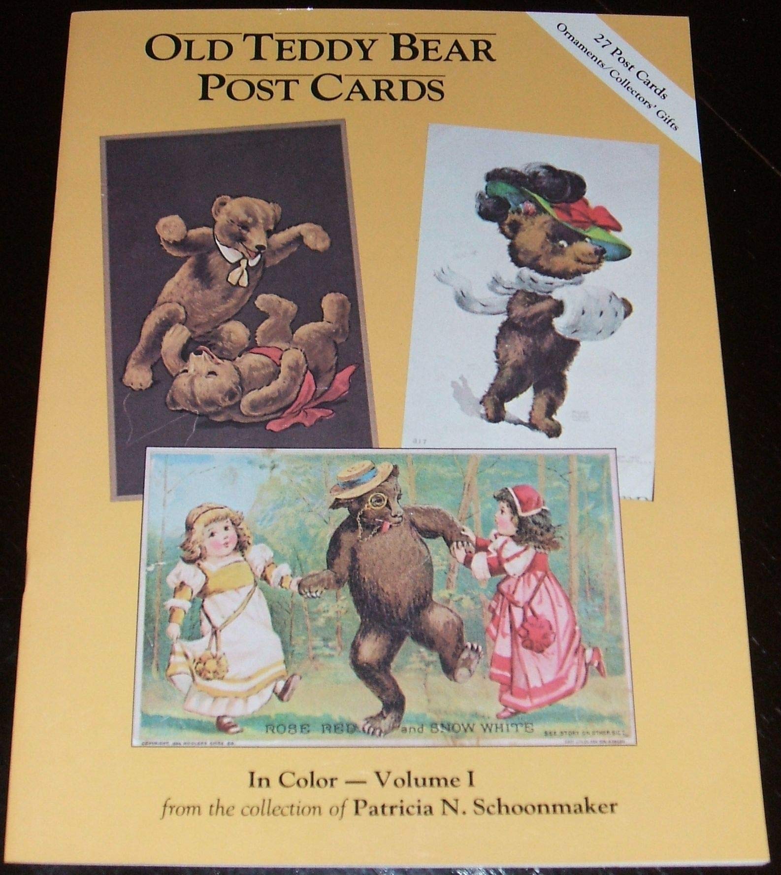 Old Teddy Bear Postcards in Color,Used