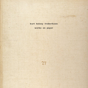 Kurt Halsey Frederiksen Works on Paper,Used