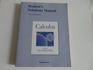 Student's Solutions Manual for Calculus for Biology and Medicine,Used