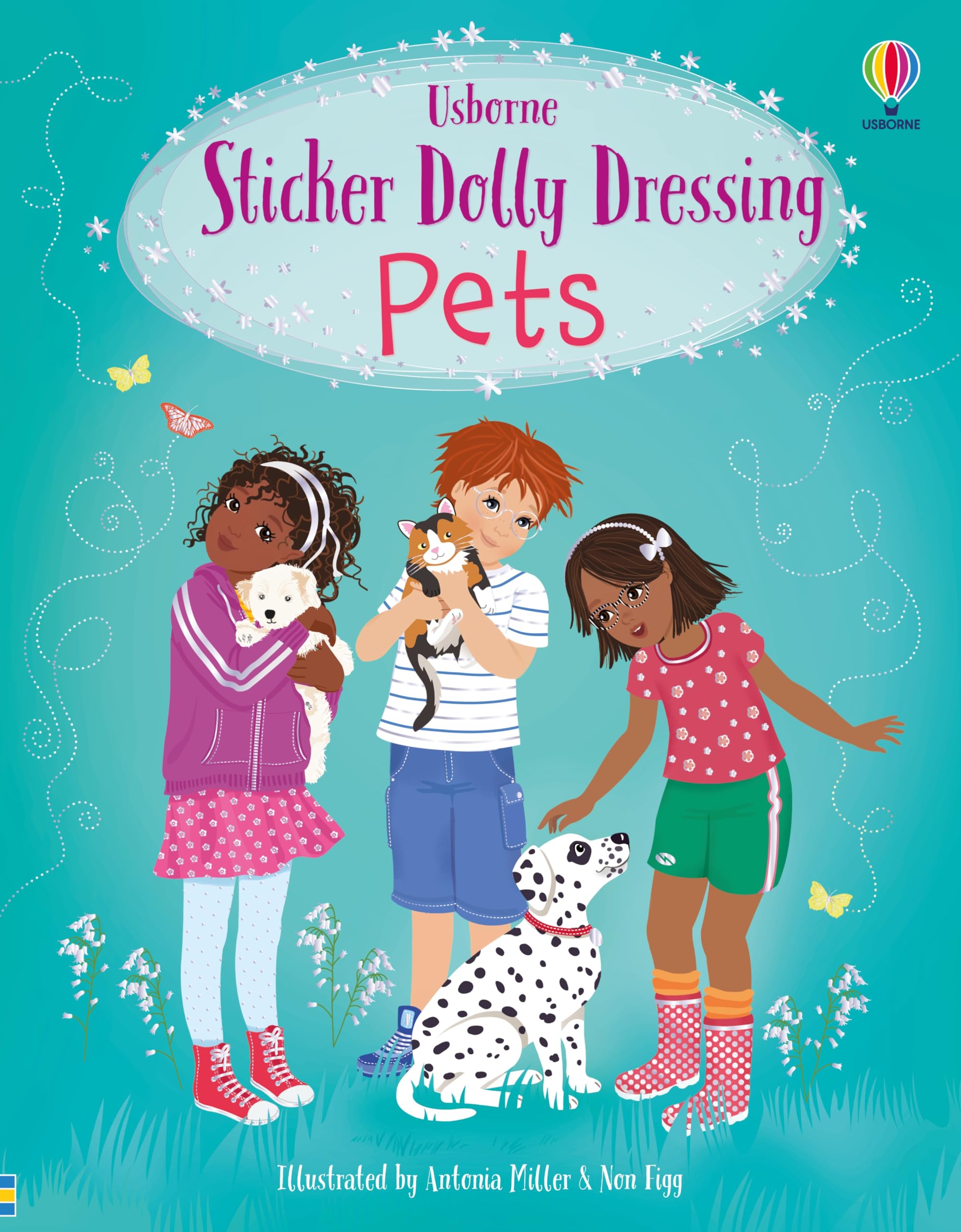 Sticker Dolly Dressing Pets,New