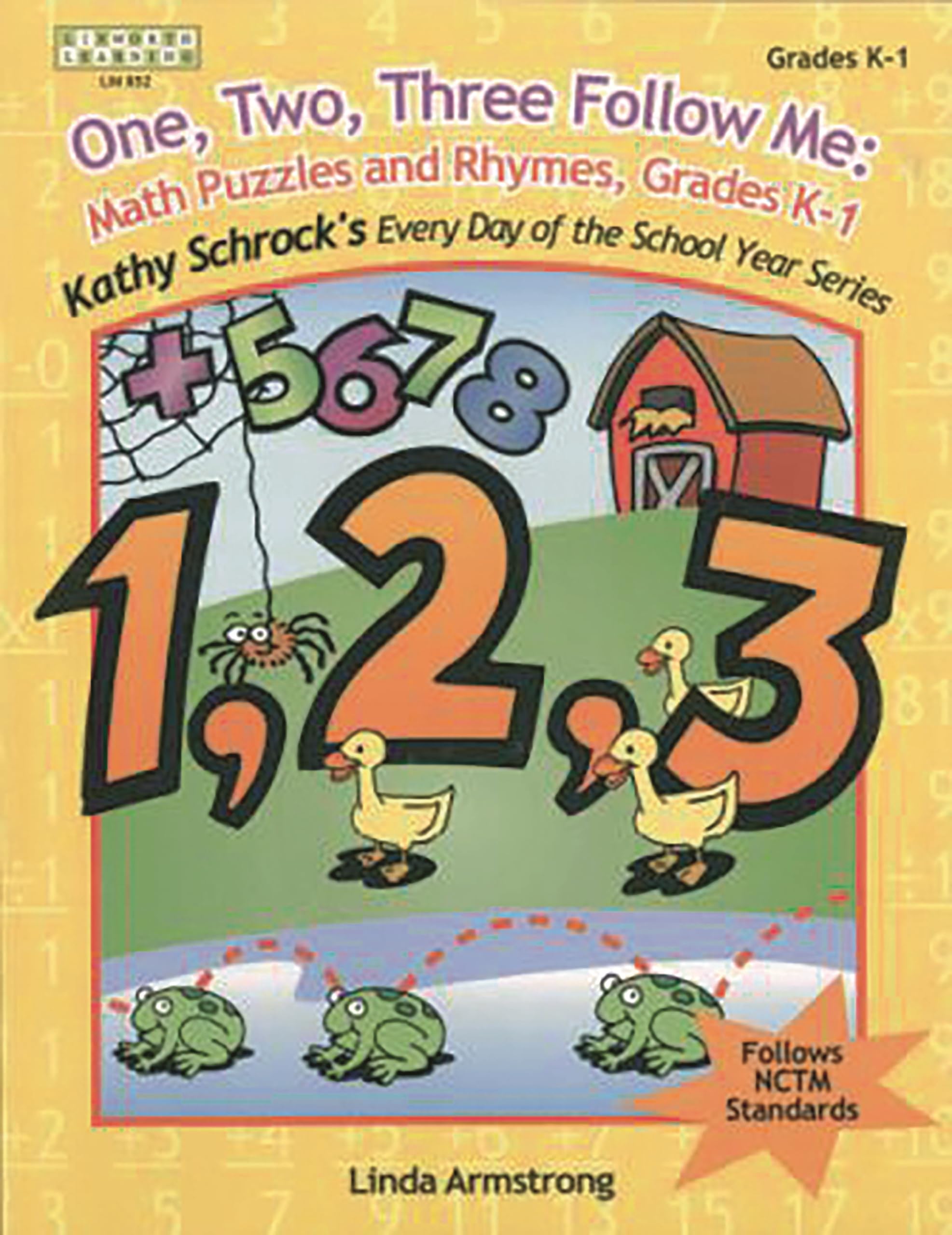 One, Two, Three, Follow Me! Math Puzzles and Rhymes (Kathy Schrock's Every Day of the School Year Series),Used