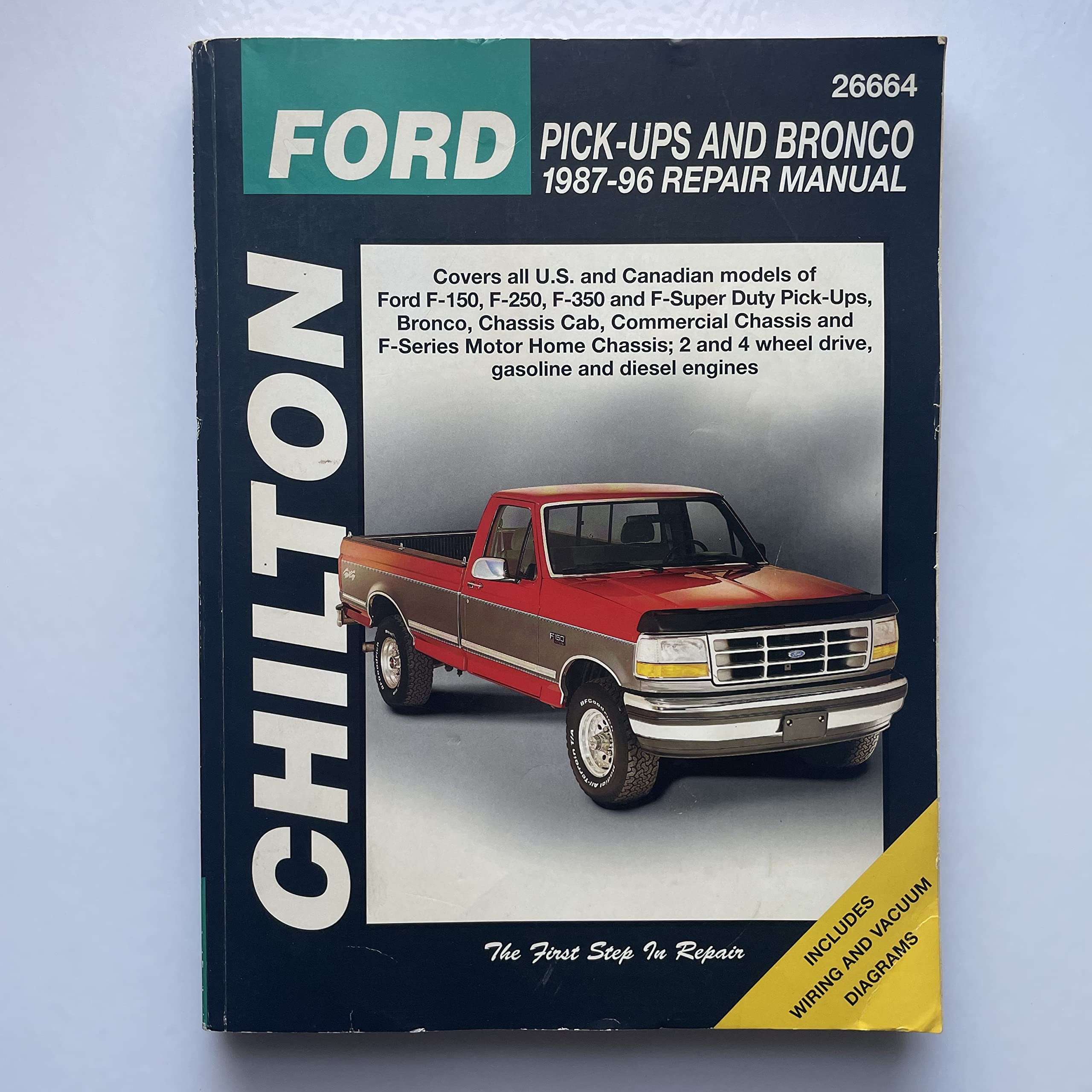 Chilton'S Ford Pickups And Bronco 198796 Repair Manual (Chilton'S Total Car Care Repair Manual)