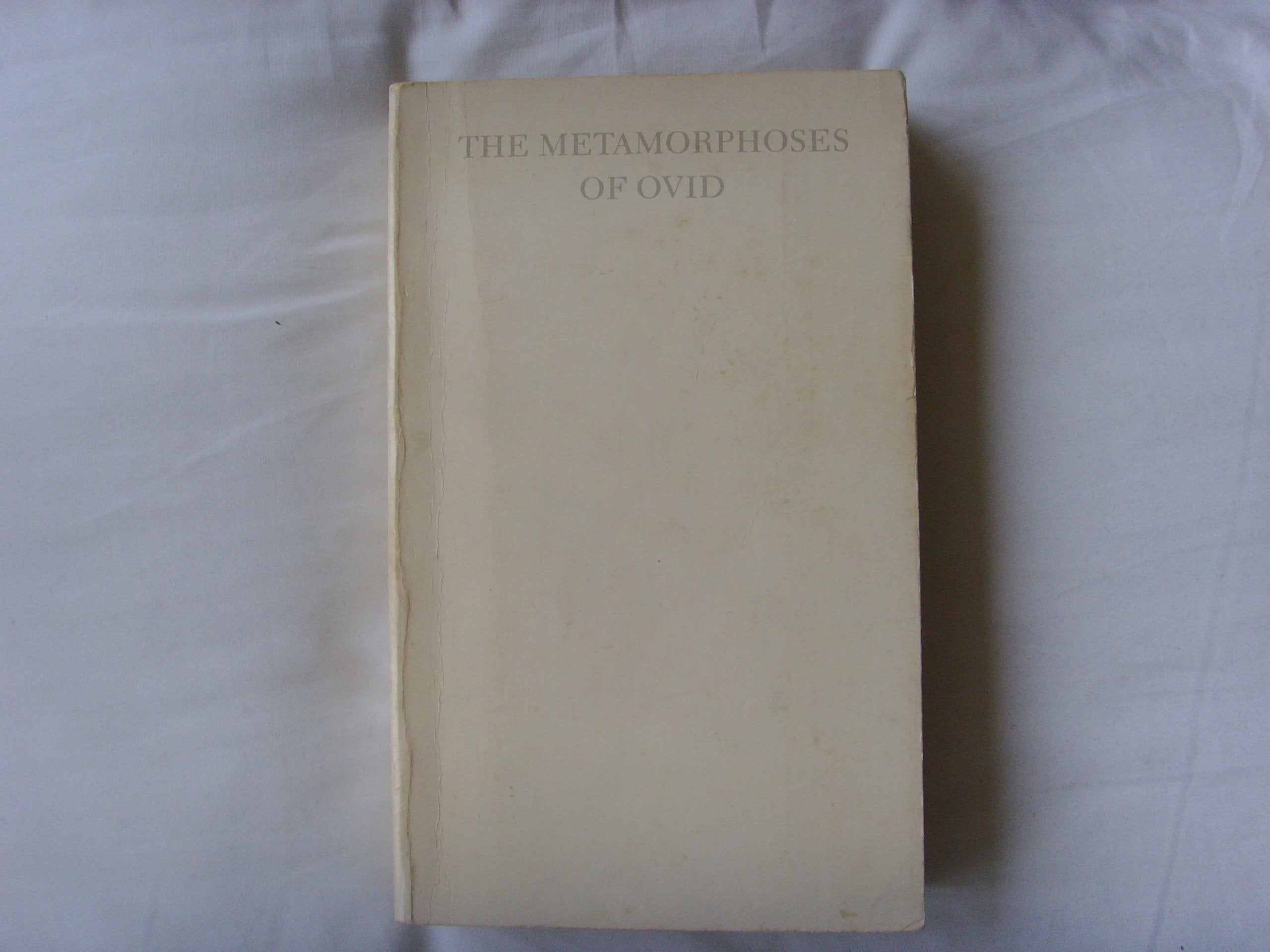 The Metamorphoses Of Ovid: An English Version (English And Latin Edition)-used