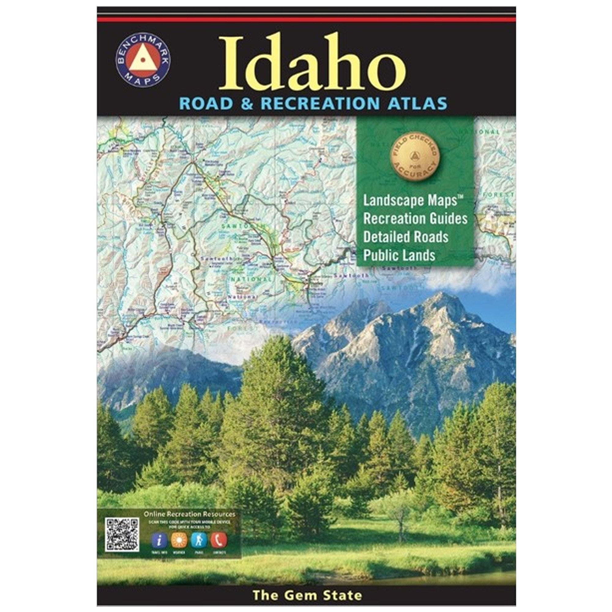 Idaho Road & Recreation Atlas (Benchmark Recreation Atlases),Used