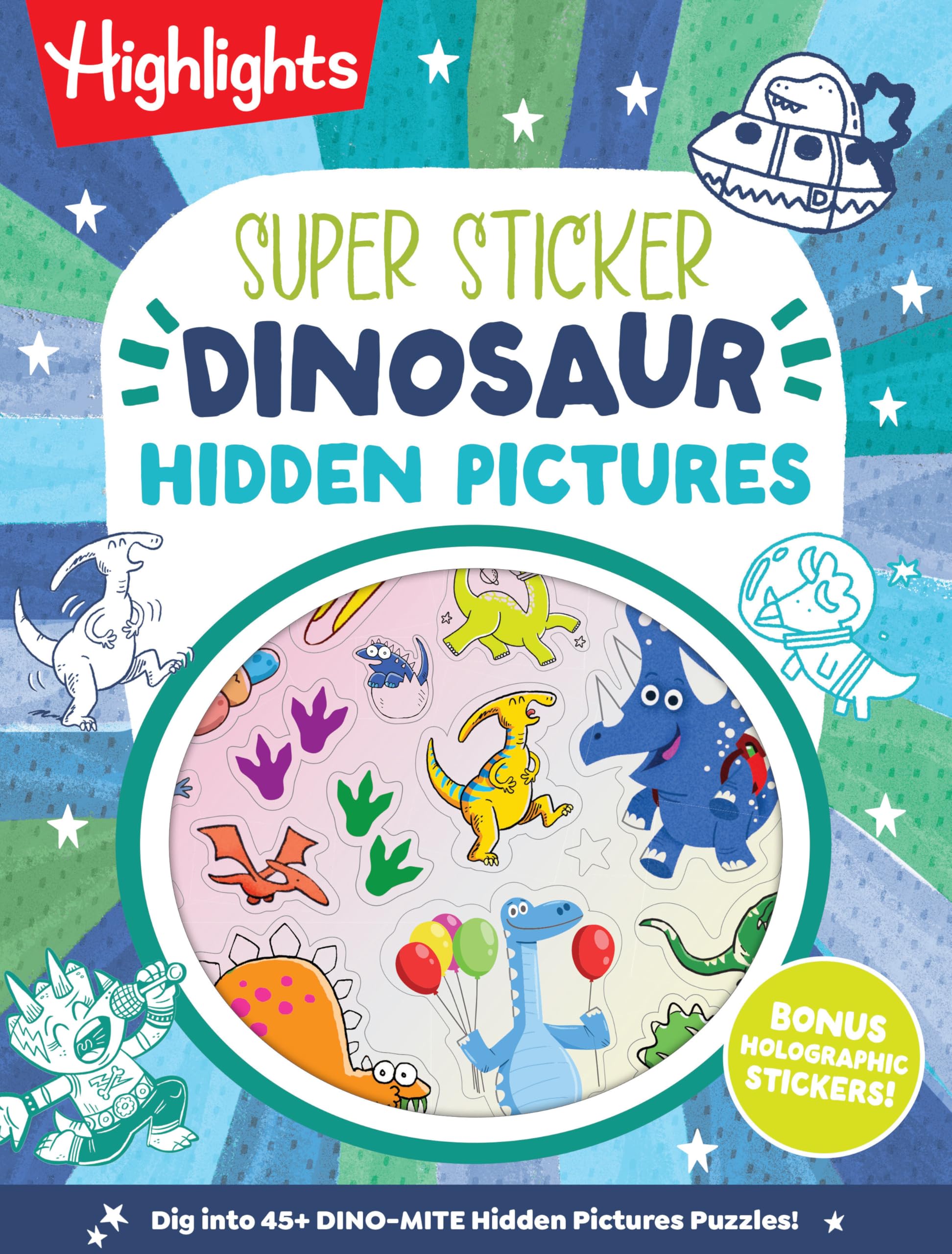 Super Sticker Dinosaur Hidden Pictures (Hidden Pictures Sticker Books)