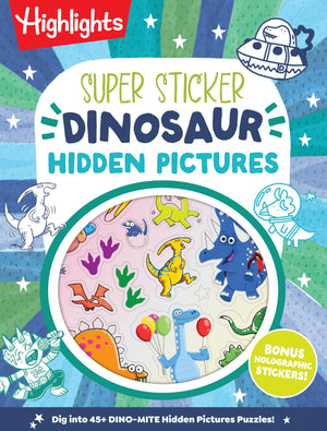 Super Sticker Dinosaur Hidden Pictures (Hidden Pictures Sticker Books)