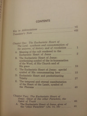 The Holy Spirit and the daily Eucharist, supreme gifts of the heart of Jesus (IIHJ publication ; no. 6E),Used