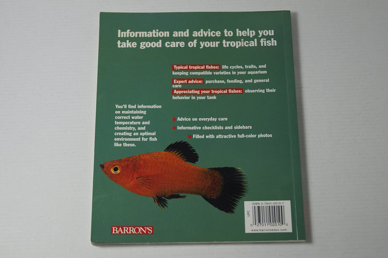 Tropical Fish: Setting Up and Taking Care of Aquariums Made Easy : Expert Advice for New Aquarists (Complete Pet Owner's Manual),Used