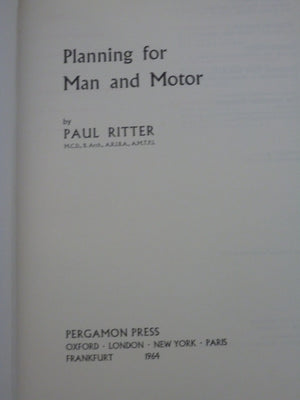 Planning For Man And Motor,Used