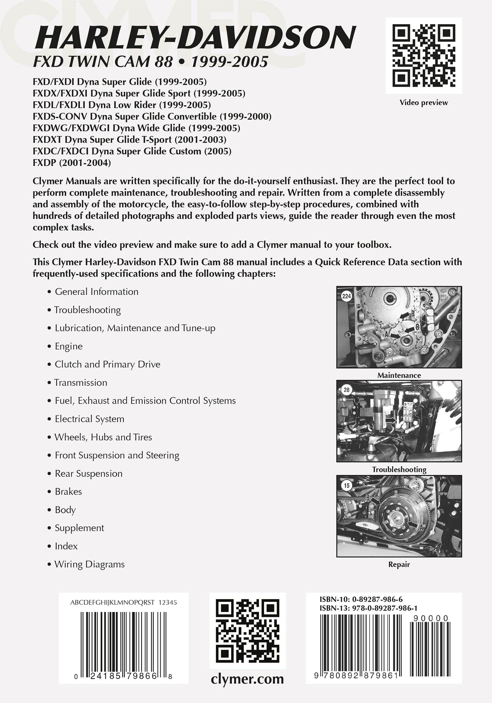 Harleydavidson Fxd Twin Cam Motorcycle (19992005) Service Repair Manual