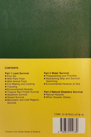 How to Survive on Land and Sea,Used