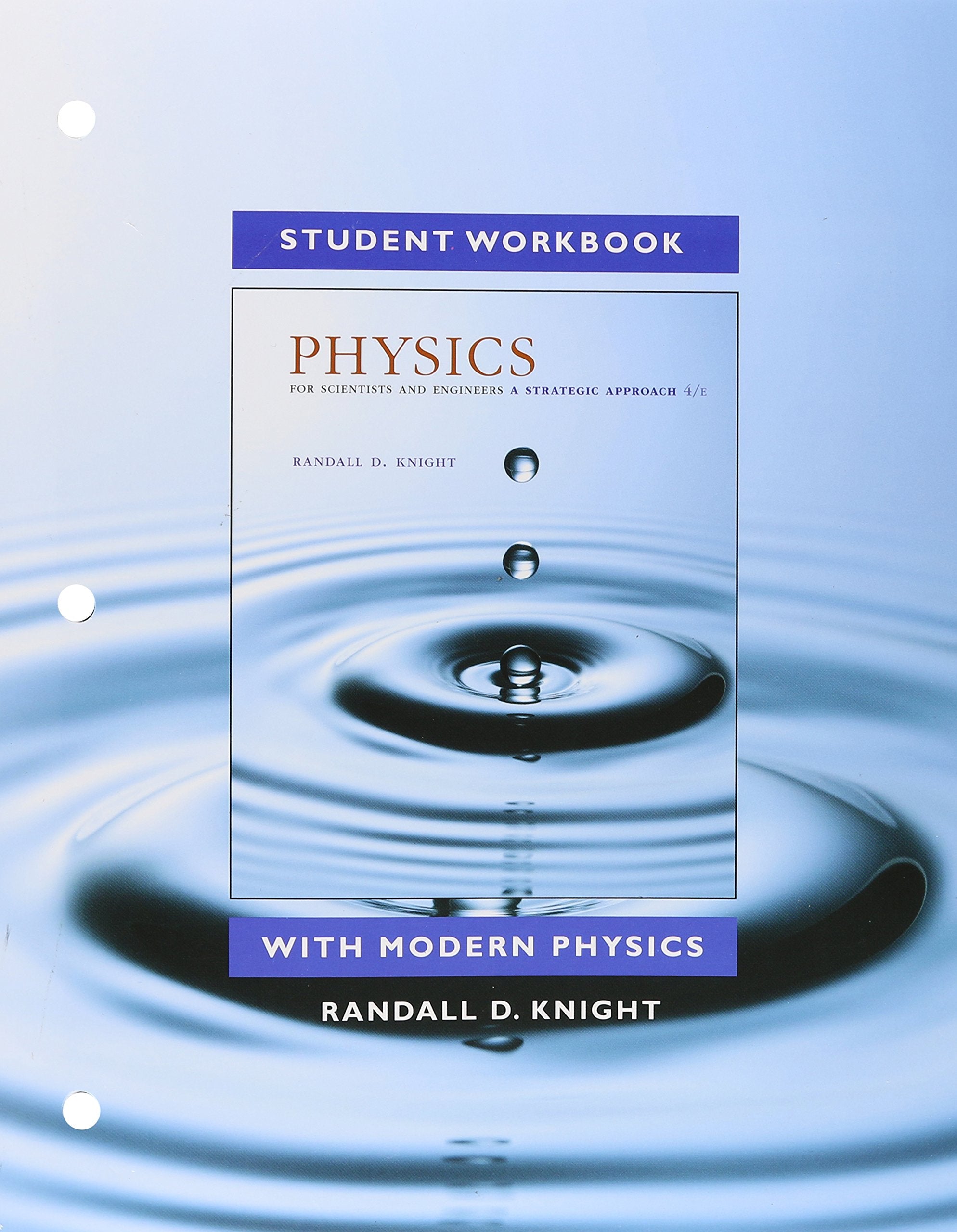 Student Workbook For Physics For Scientists And Engineers: A Strategic Approach With Modern Physics