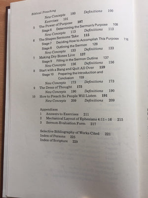 Biblical Preaching: The Development and Delivery of Expository Messages,Used
