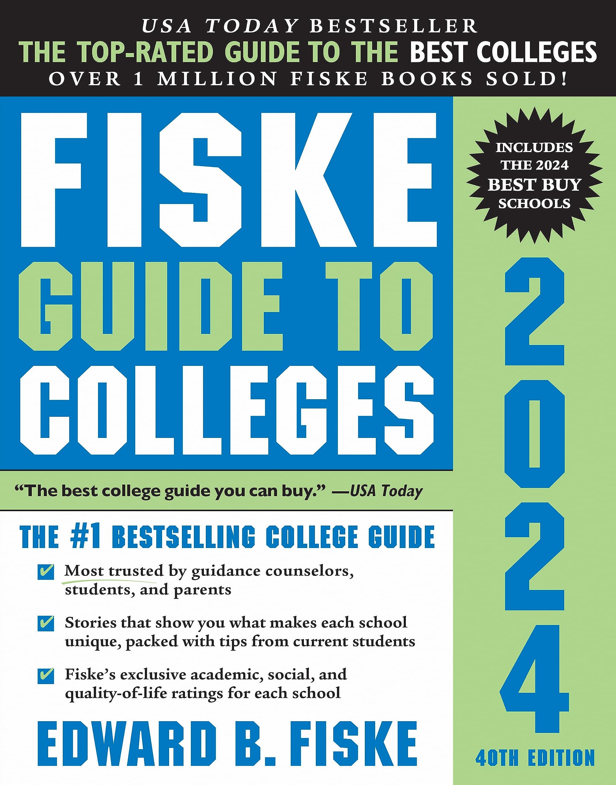 Fiske Guide To Colleges 2024,Used