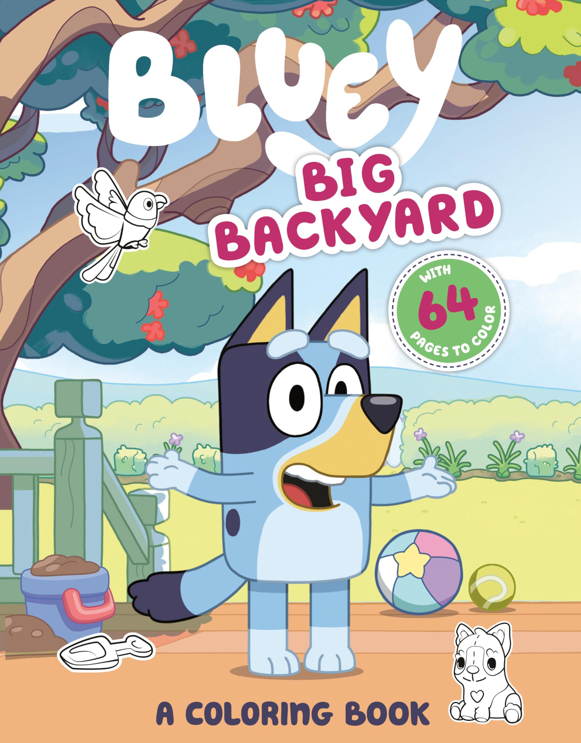 Bluey: Big Backyard: A Coloring Book,New