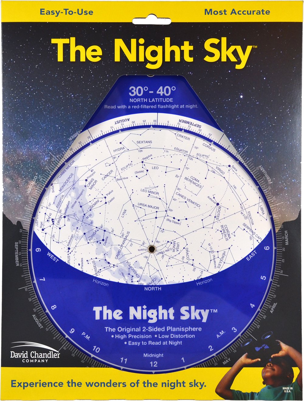 The Night Sky 3040 (Large; North Latitude),New