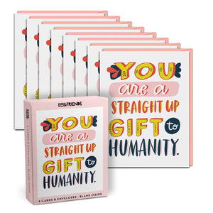 Em & Friends Gift to Humanity Cards Encouragement Cards with Envelopes (Box of 8)