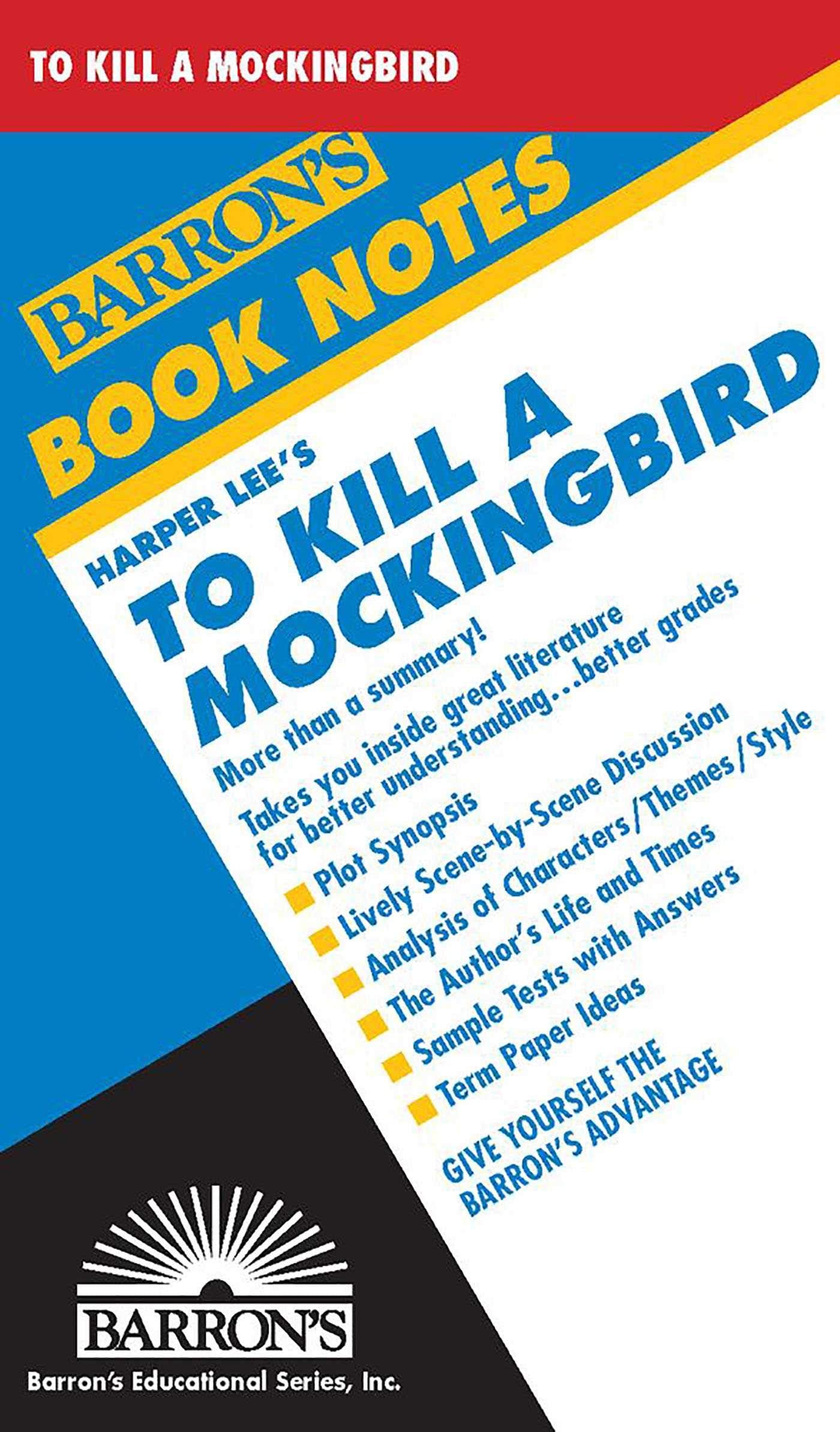 To Kill A Mockingbird (Barron'S Book Notes),Used