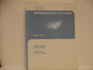 Introduction to Logic: Study Guide (9th Edition),Used