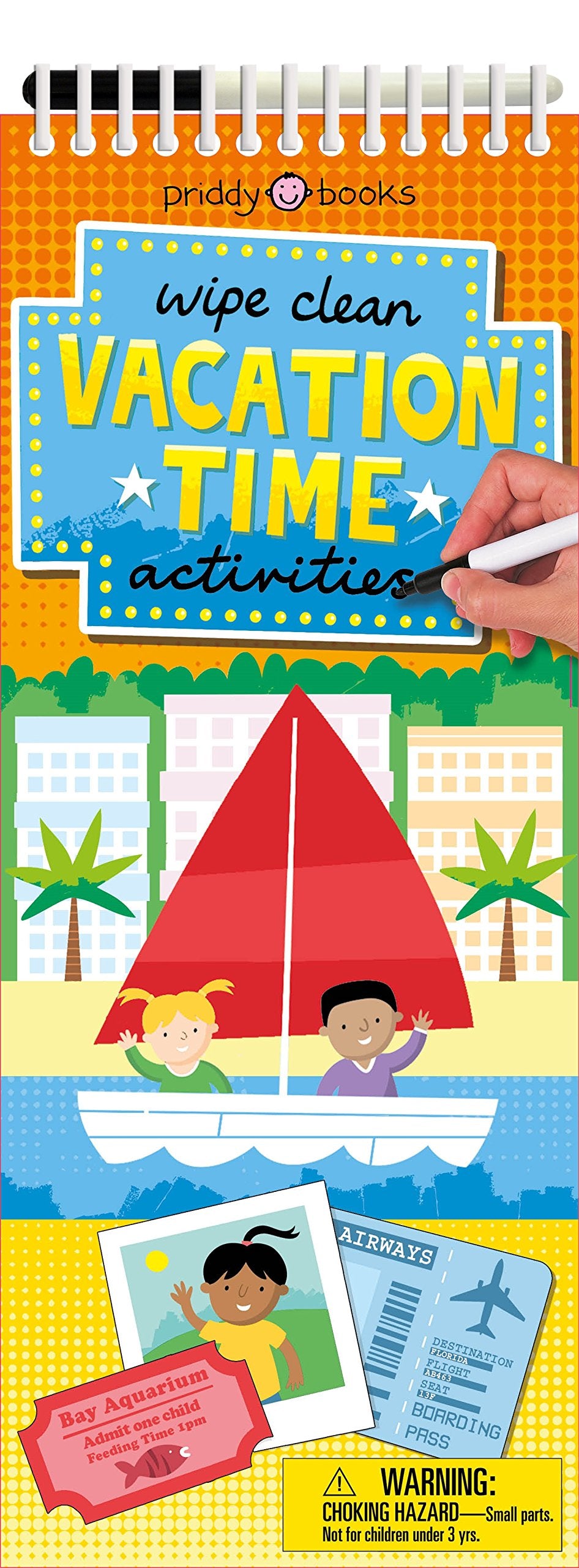 Wipe Clean Activities: Vacation Time (Wipe Clean Activity Books),Used