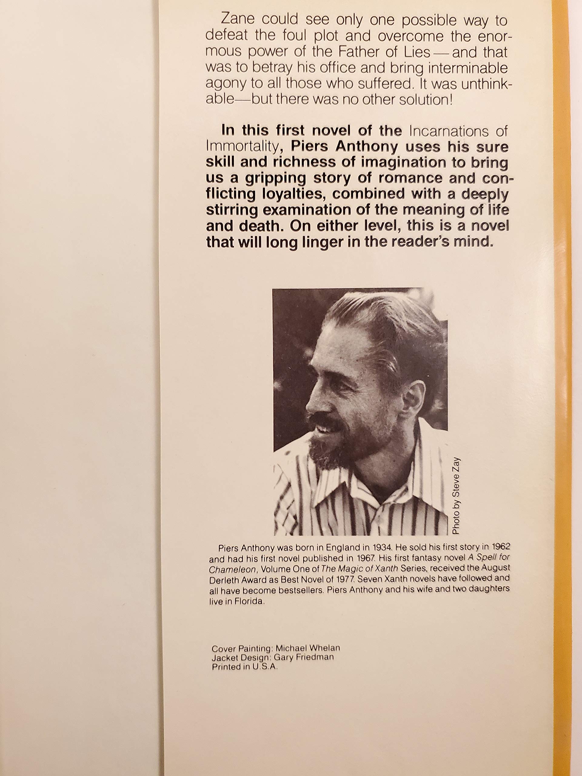 On a Pale Horse (Incarnations of Immortality, Book 1),Used