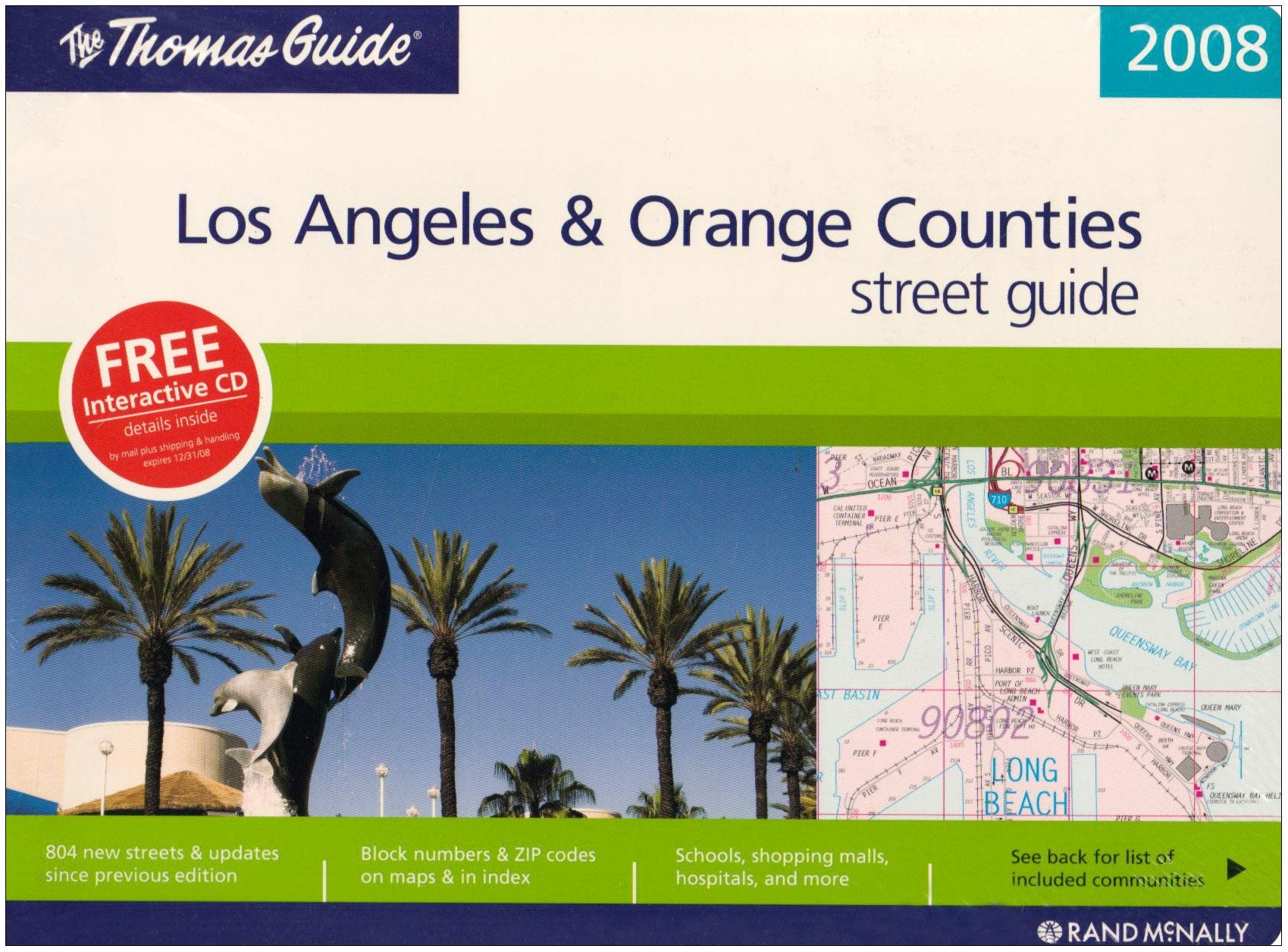Thomas Guide 2008 Los Angeles & Orange Counties Street Guide (Los Angeles and Orange Counties Street Guide),Used